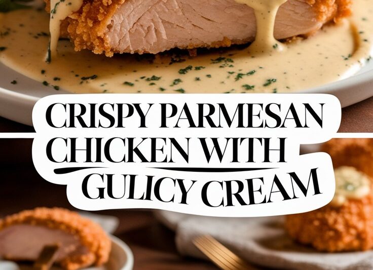 Crispy Parmesan Chicken with Garlic Cream Sauce: The Ultimate Comfort Dinner You’ll Love Every Time 2025