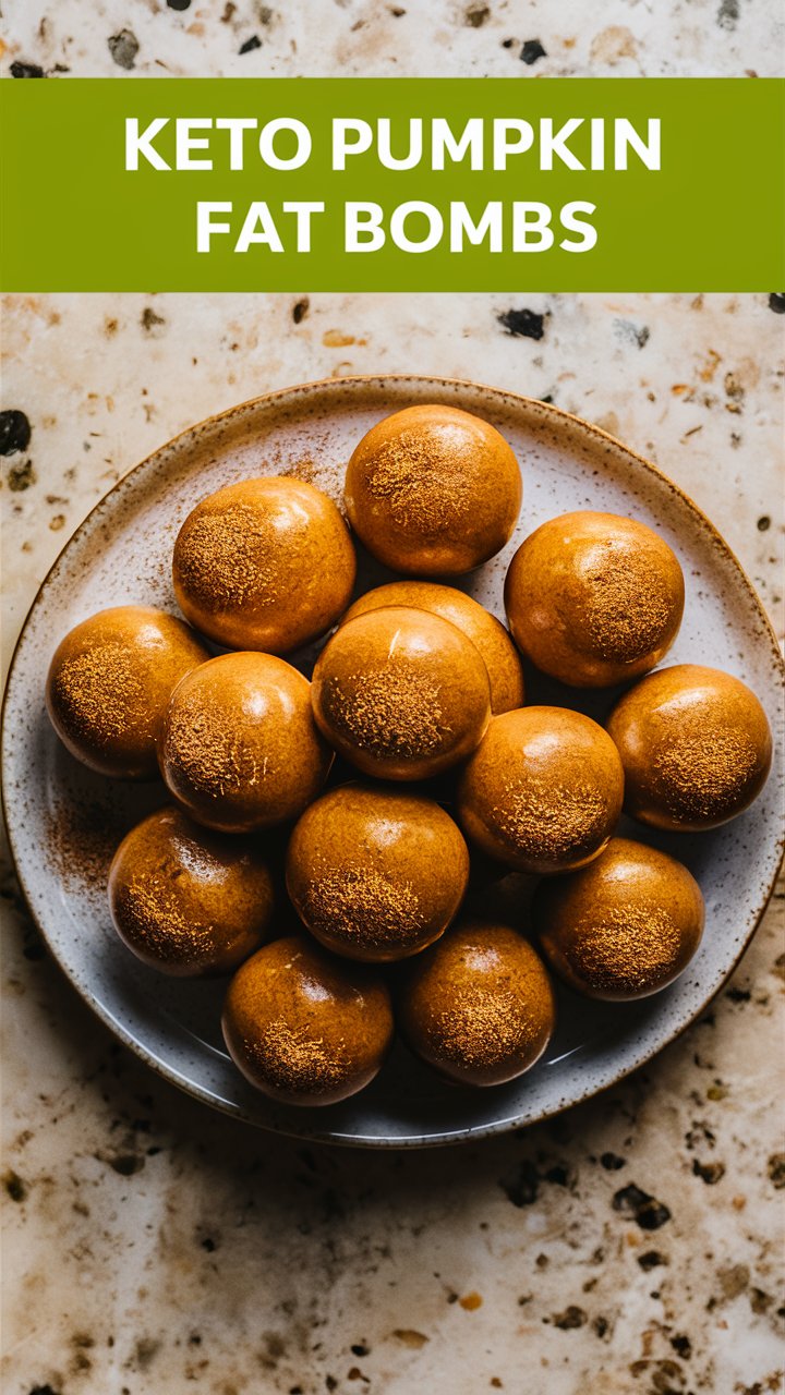 Keto Pumpkin Fat Bombs