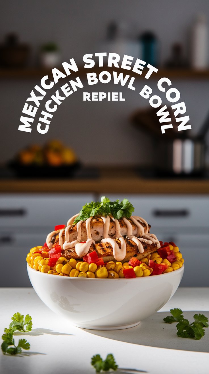 Mexican Street Corn Chicken Bowl Recipe