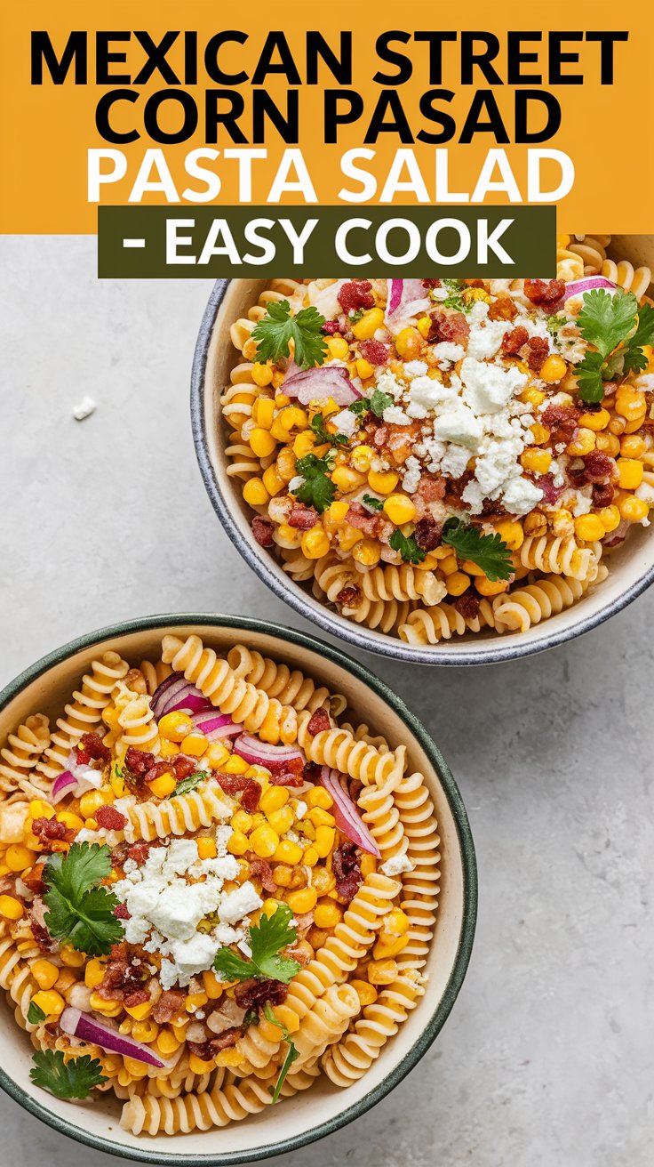 Mexican Street Corn Pasta Salad Recipe