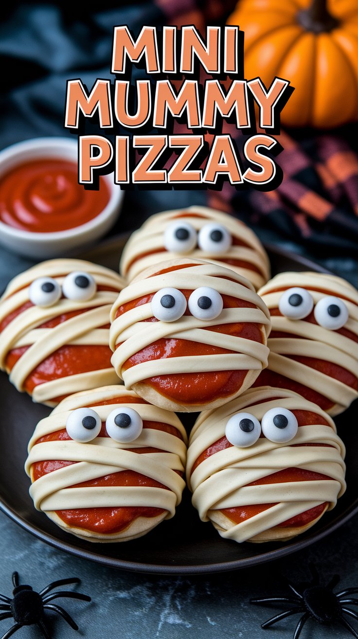 Mini Mummy Pizzas