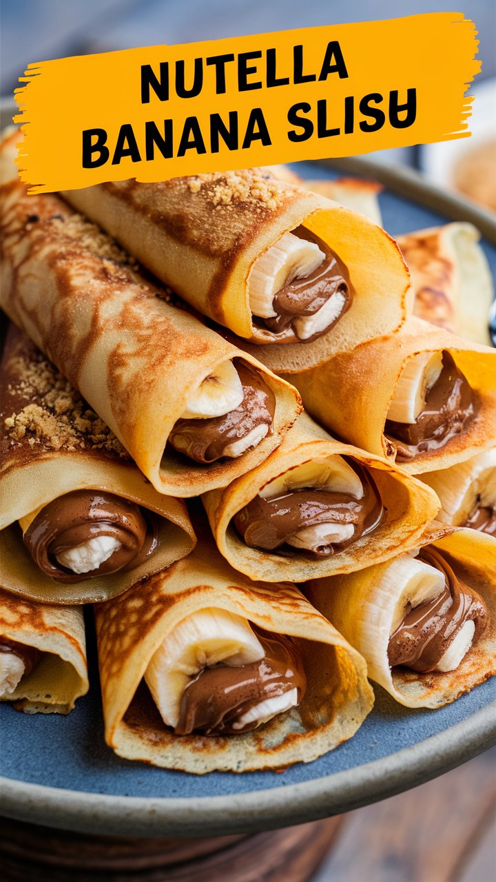 Nutella Banana Sushi