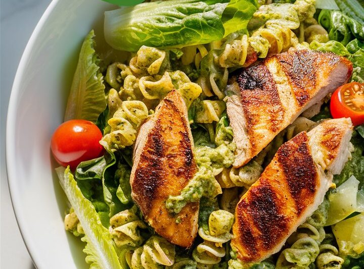 Irresistible Pesto Chicken Caesar Pasta Salad: A Quick & Creamy Meal You’ll Love! 2025