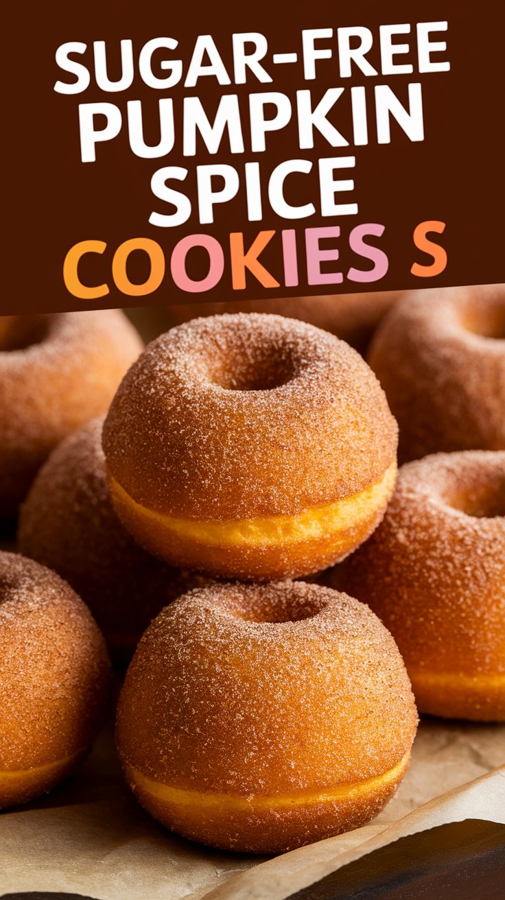 Sugar-Free Pumpkin Spice Cookies