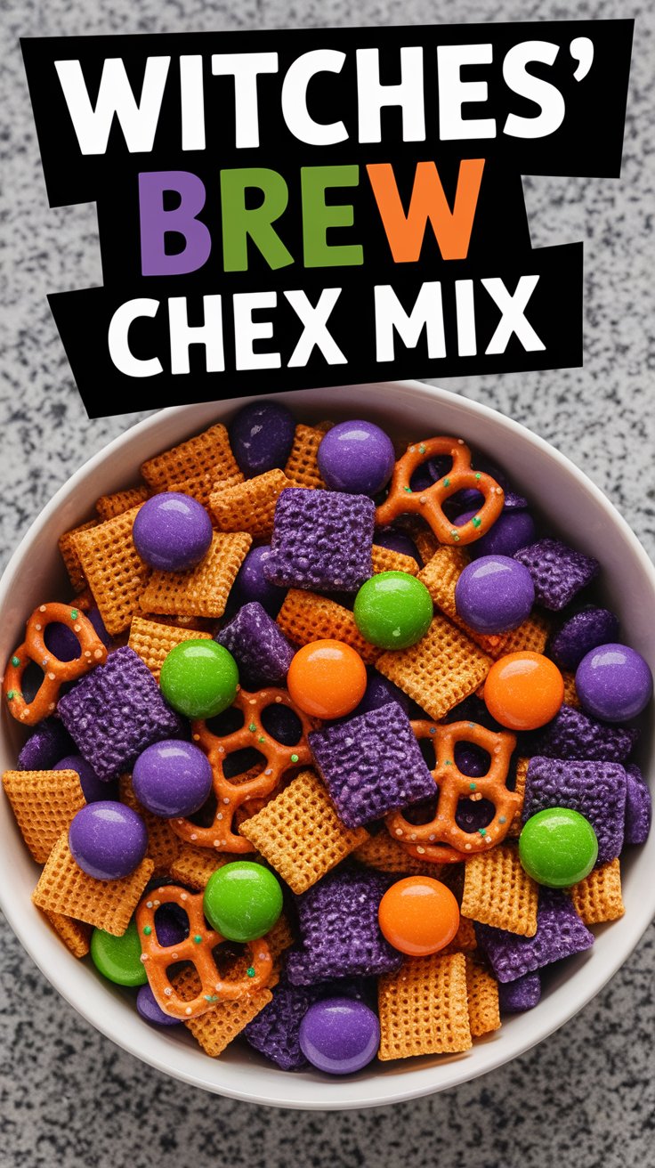 Witches’ Brew Chex Mix