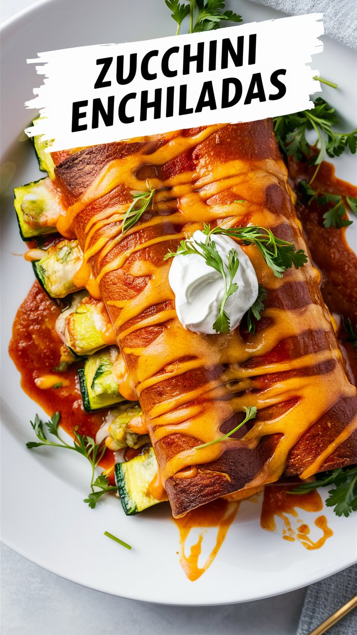 Zucchini Enchiladas