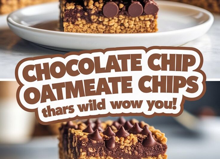 Chocolate Chip Oatmeal Cookie Bars That Will Wow You!