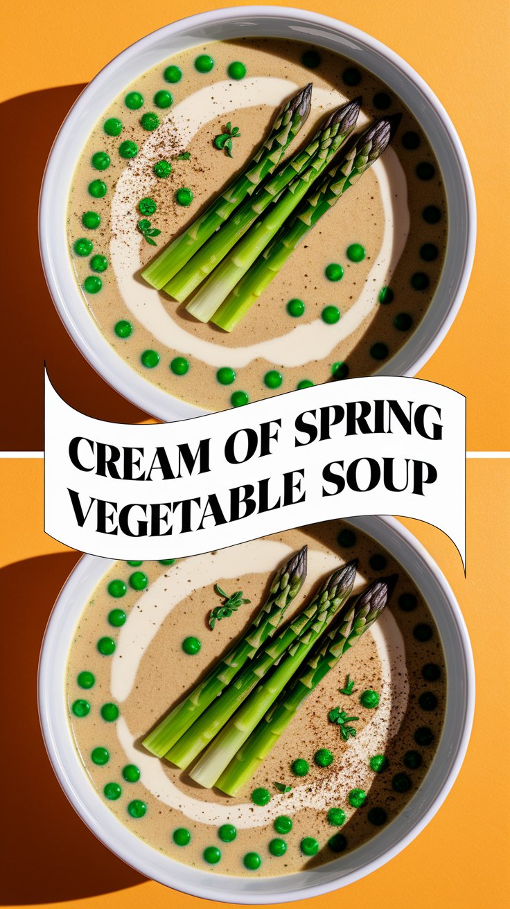 Cream of Spring Vegetable Soup