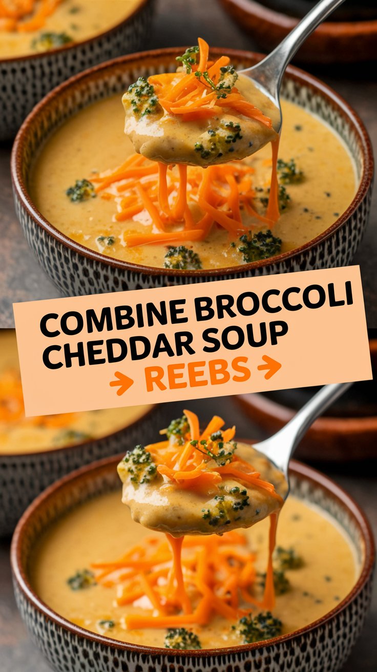 Creamy Broccoli Cheddar Soup Recipe