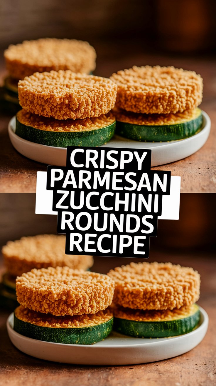 Crispy Parmesan Zucchini Rounds Recipe