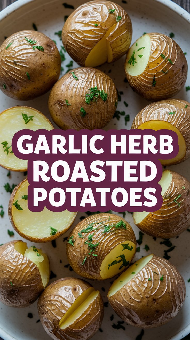 Garlic Herb Roasted Potatoes