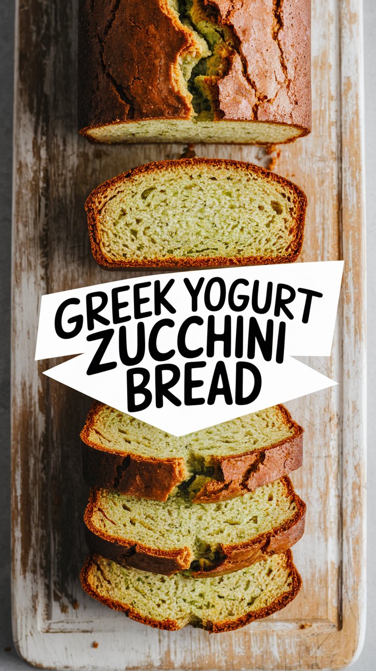 Greek Yogurt Zucchini Bread