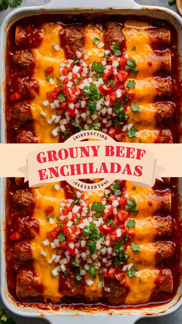 Ground Beef Enchiladas