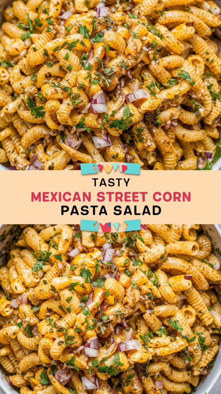 Tasty Mexican Street Corn Pasta Salad