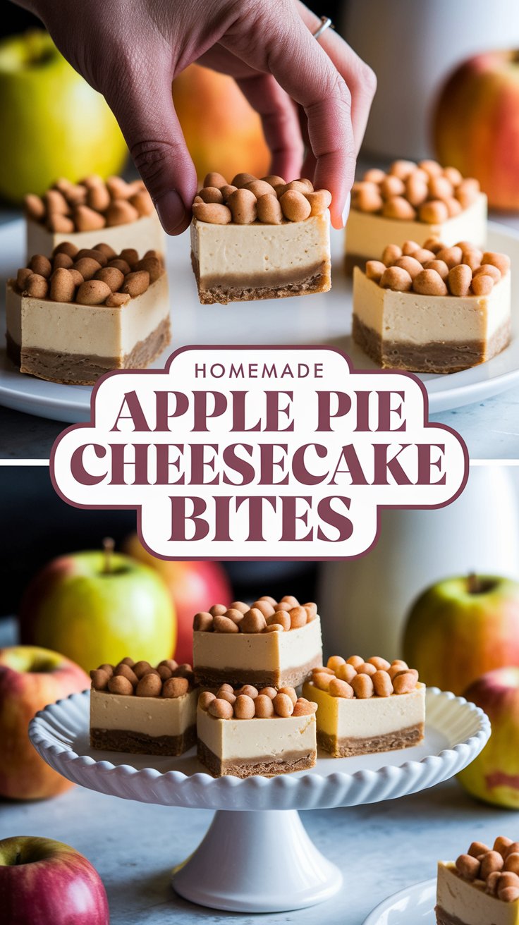 Apple Pie Cheesecake Bites
