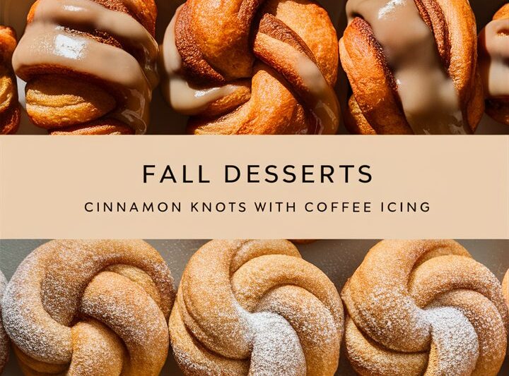 Fall Desserts Cinnamon Knots with Coffee Icing 2026