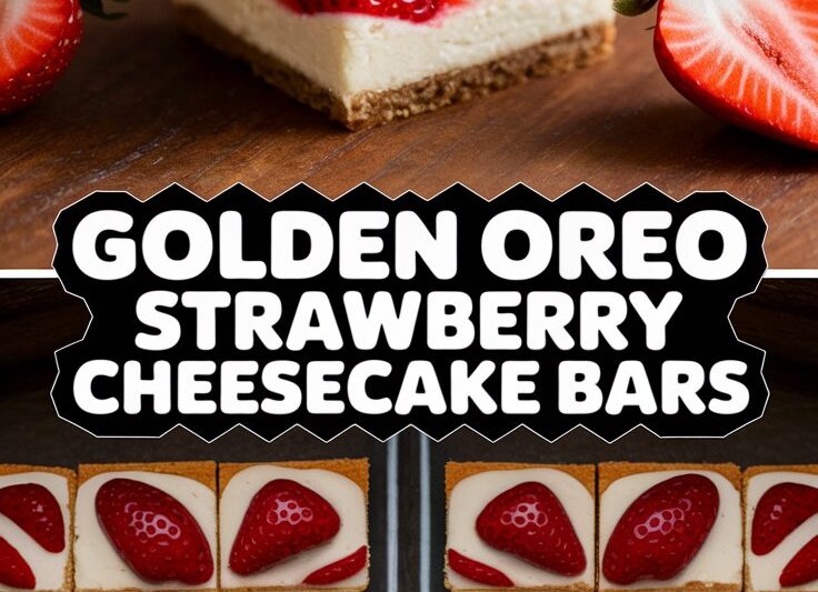 BEST RECIPE for Golden Oreo Strawberry Cheesecake Bars: A Creamy Treat That Always Impresses 2026