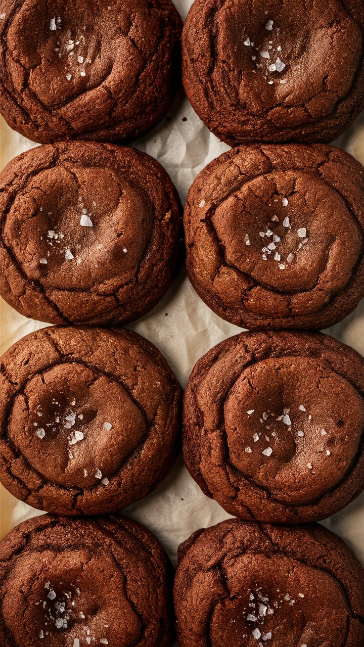 Salted Brownie Cookies