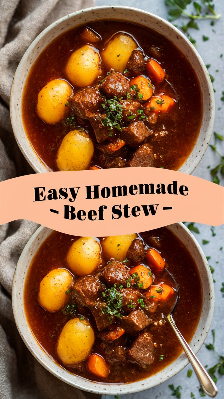Easy Homemade Beef Stew