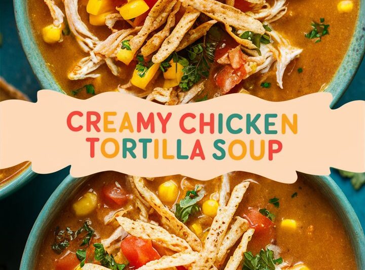 Creamy Chicken Tortilla Soup