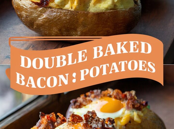 Double Baked Bacon Egg Potatoes