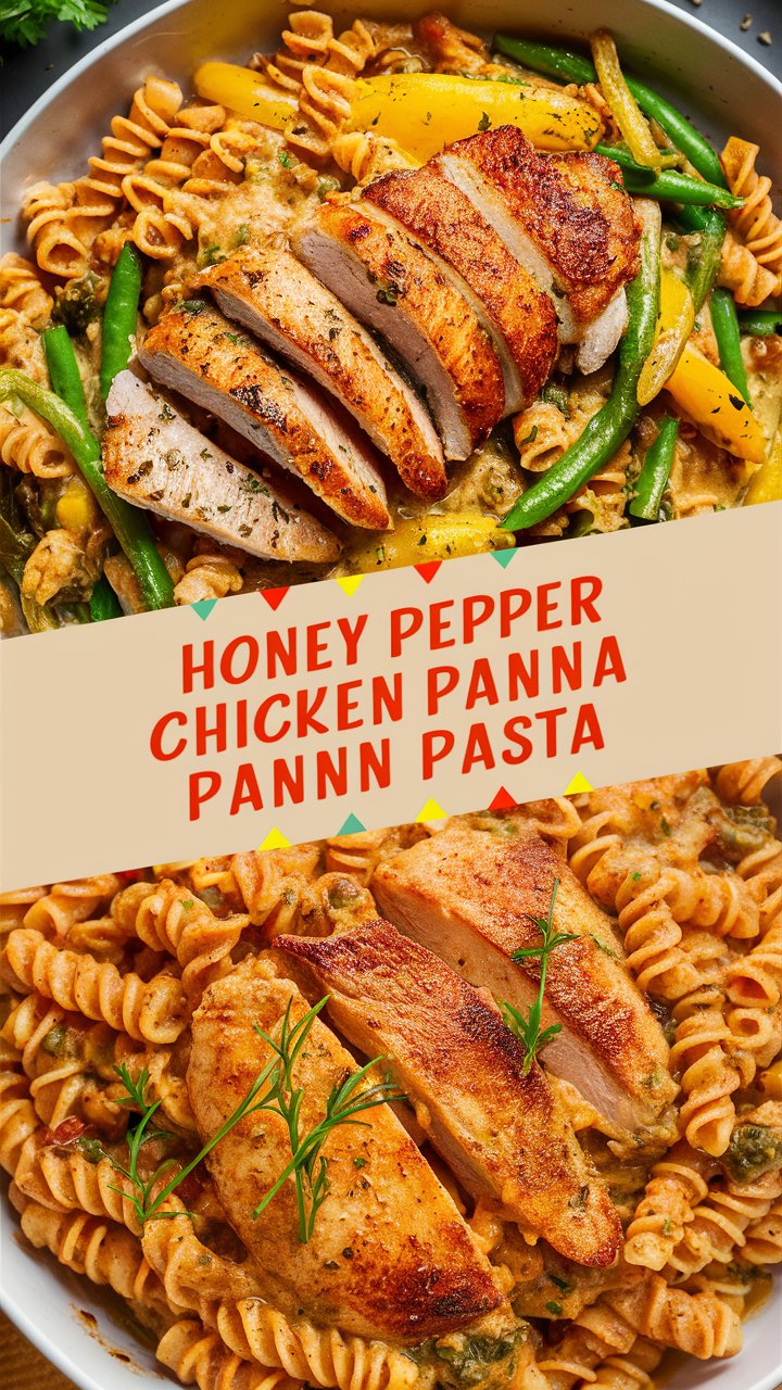 Honey Pepper Chicken Panini Pasta